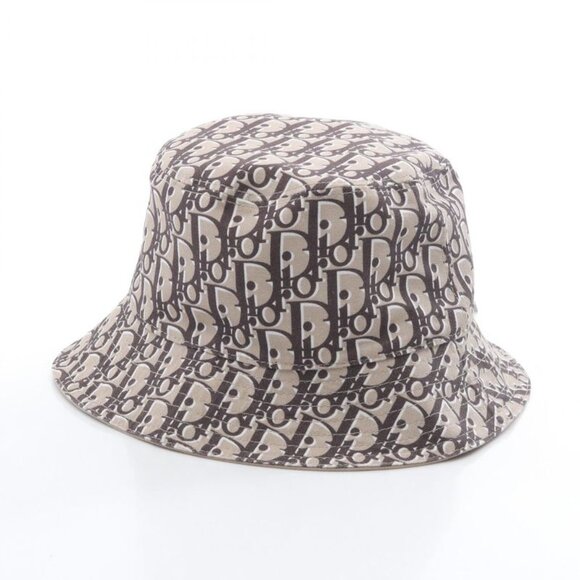 Dior Hat Beige Reversible Hat Beige Brown